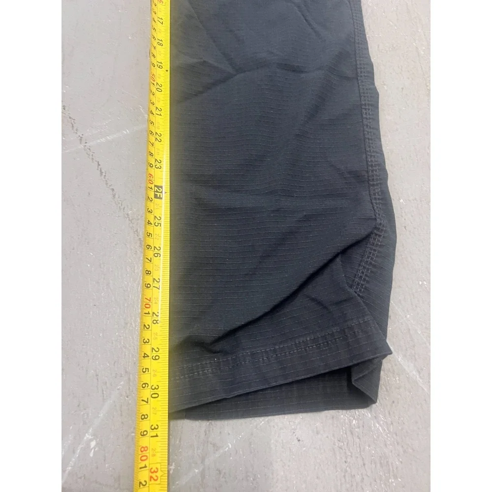 Carhartt Cargo Pants Mens‎ M Tall Black Cotton Ripstop Straight Workwear 32x31